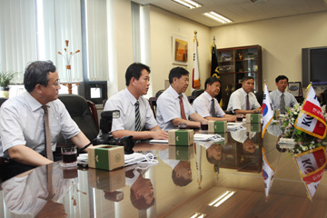 Visit by vice head of China Shandong Provincial Department of Ocean and Fishery and group